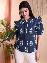Women Floral  Printed Formal Tops