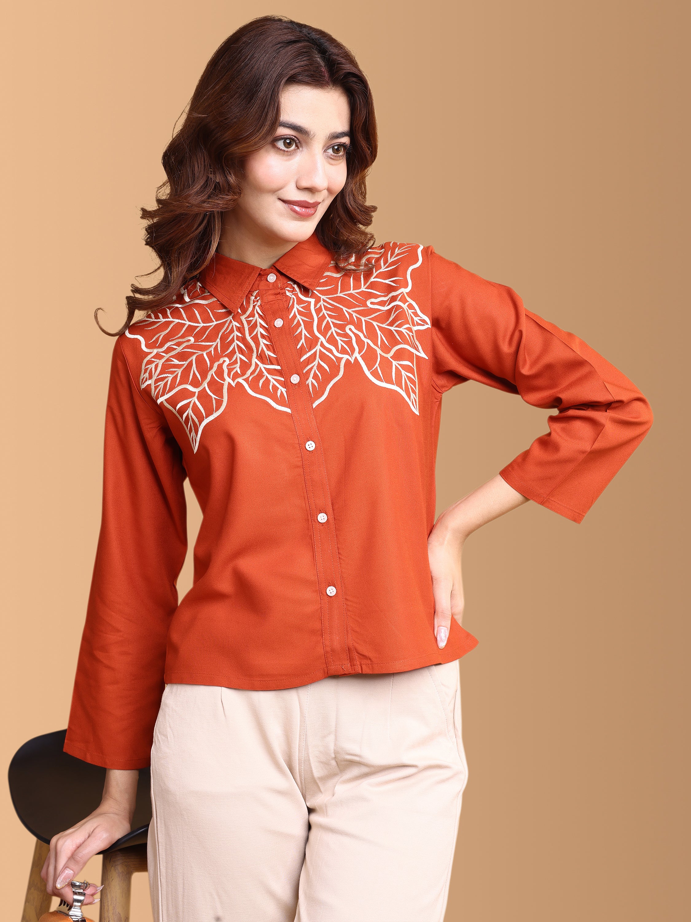 Women Embroidery Work Top