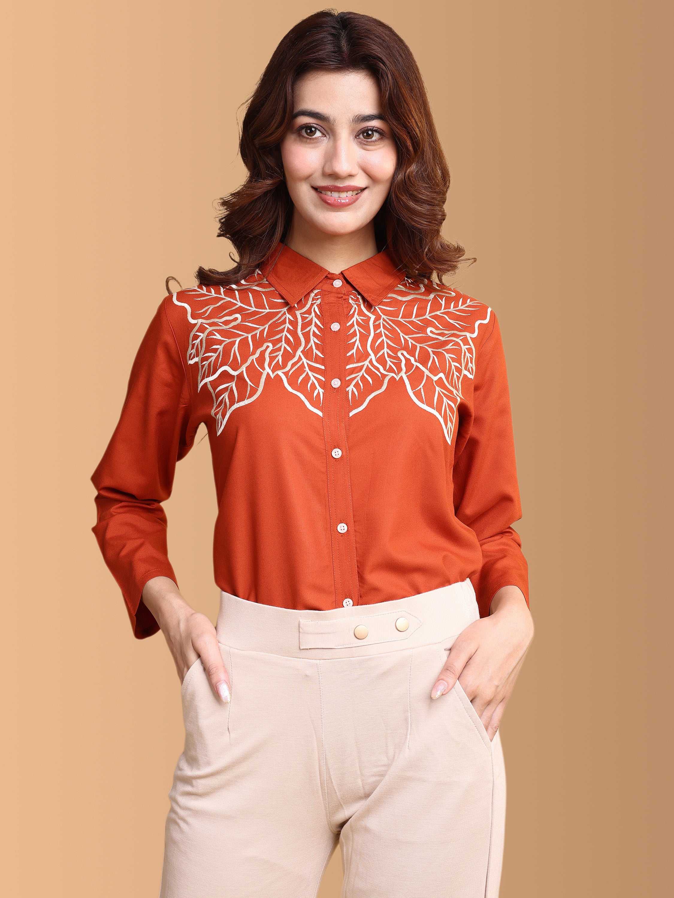 Women Embroidery Work Top