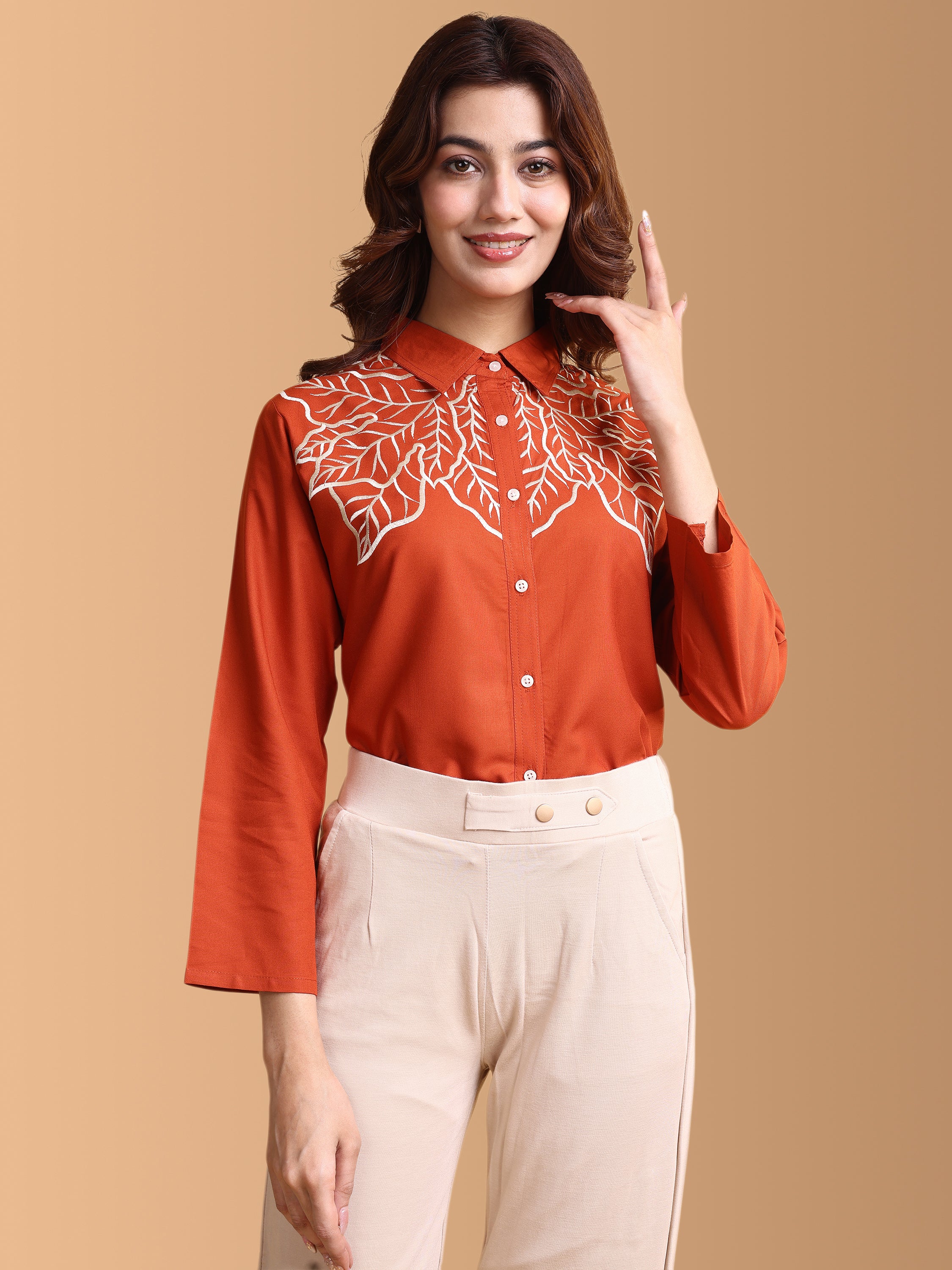 Women Embroidery Work Top