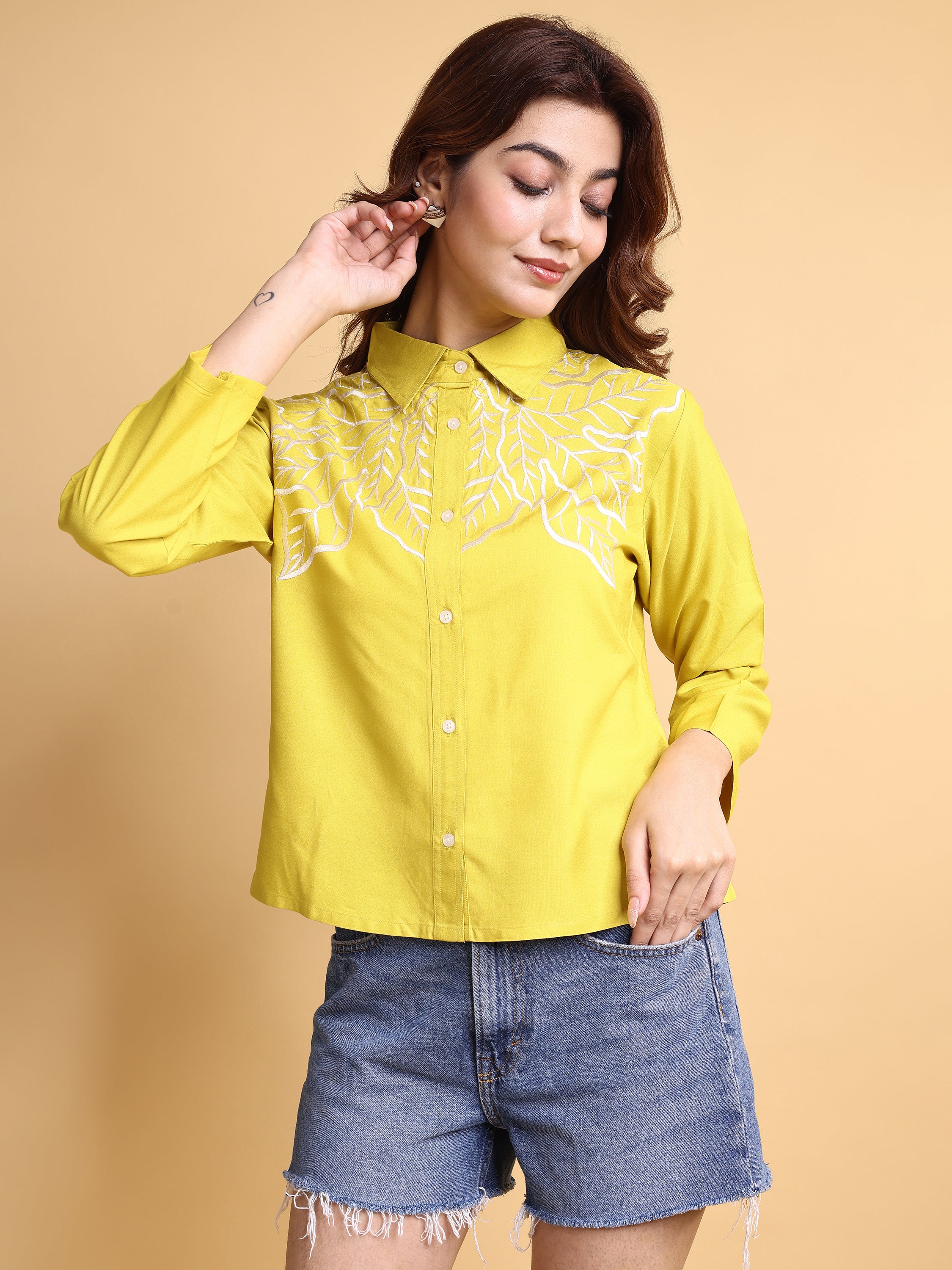 Women Embroidery Work Top