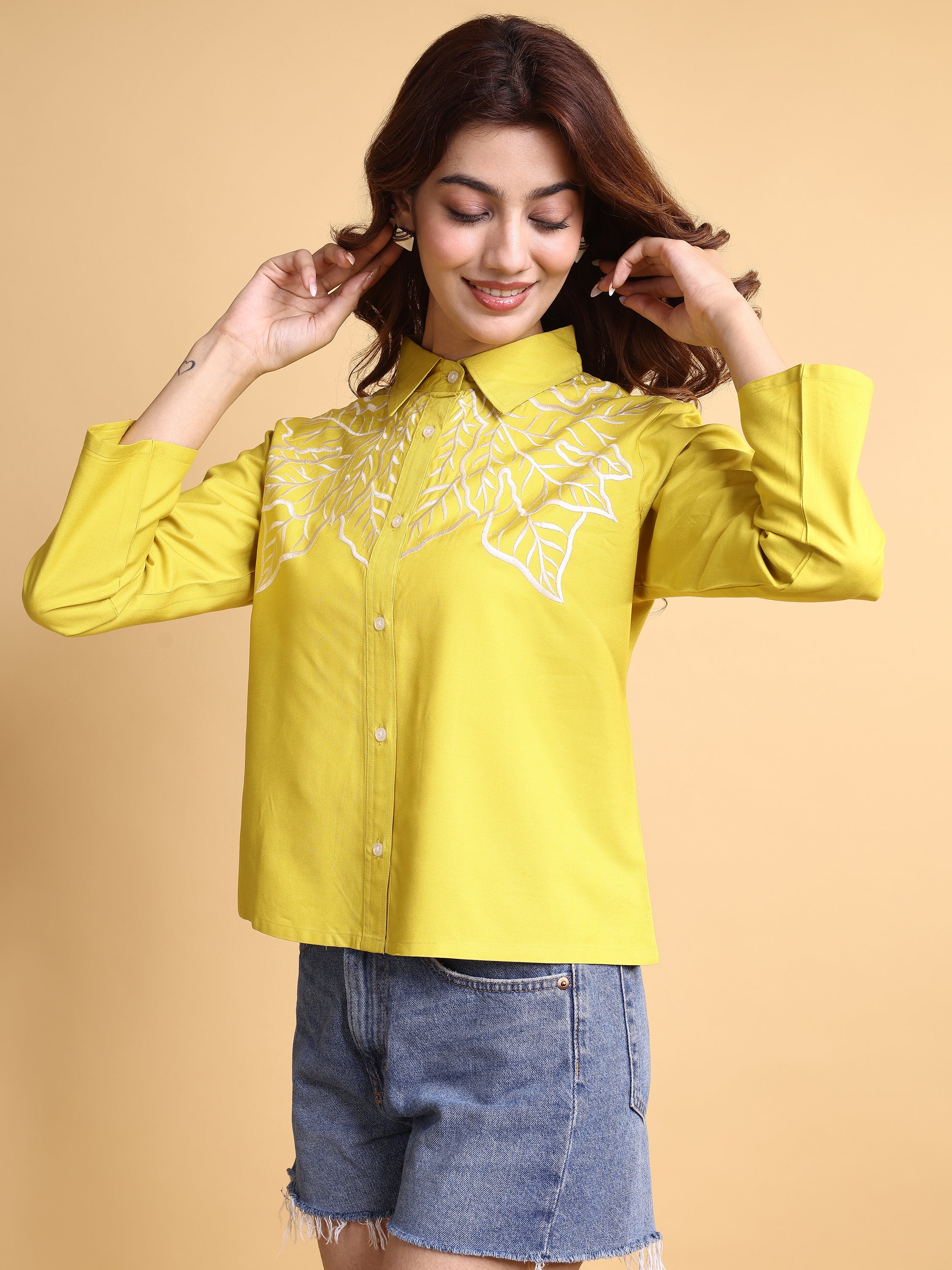 Women Embroidery Work Top
