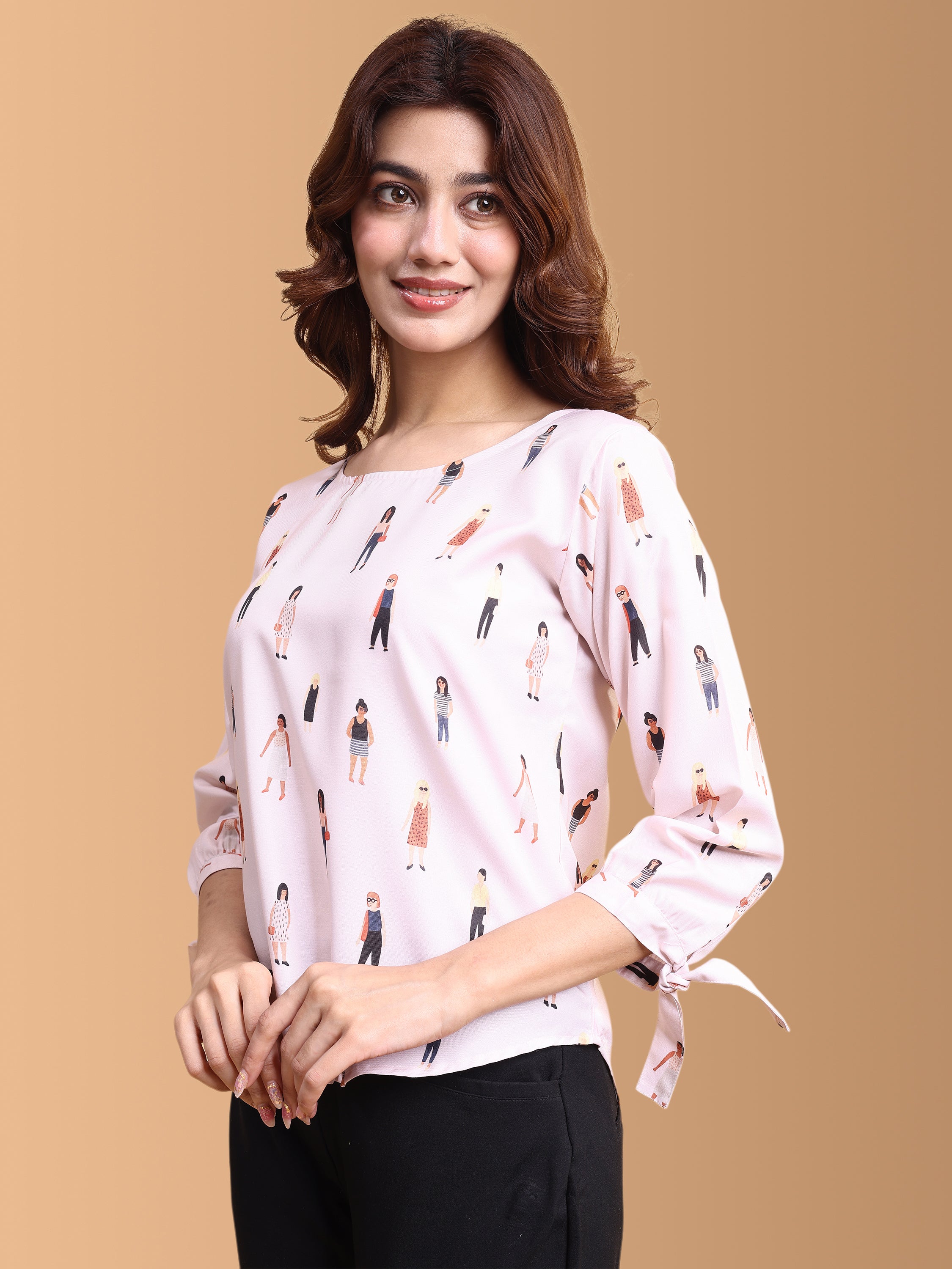 Women People Printed Top