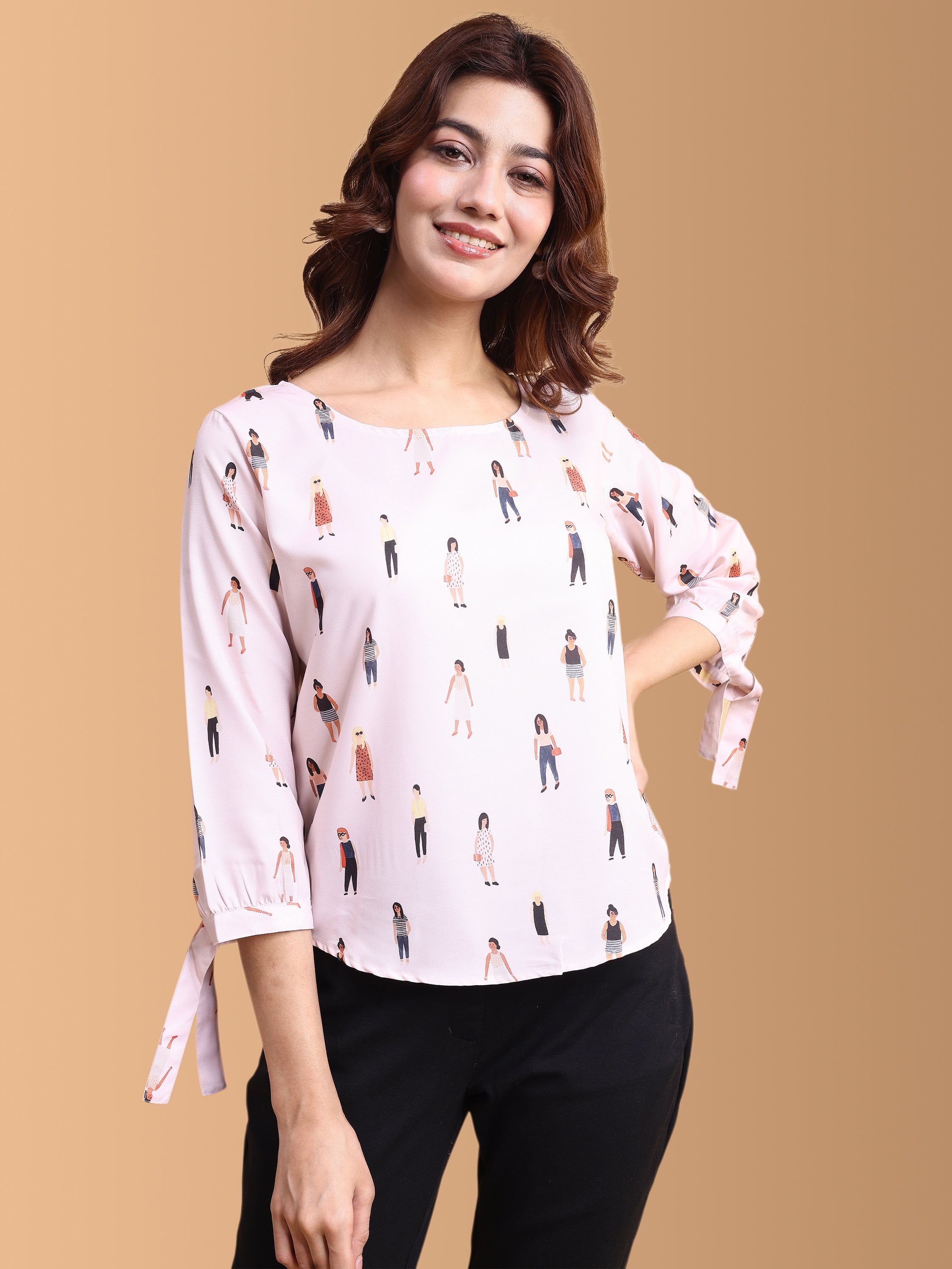 Women People Printed Top