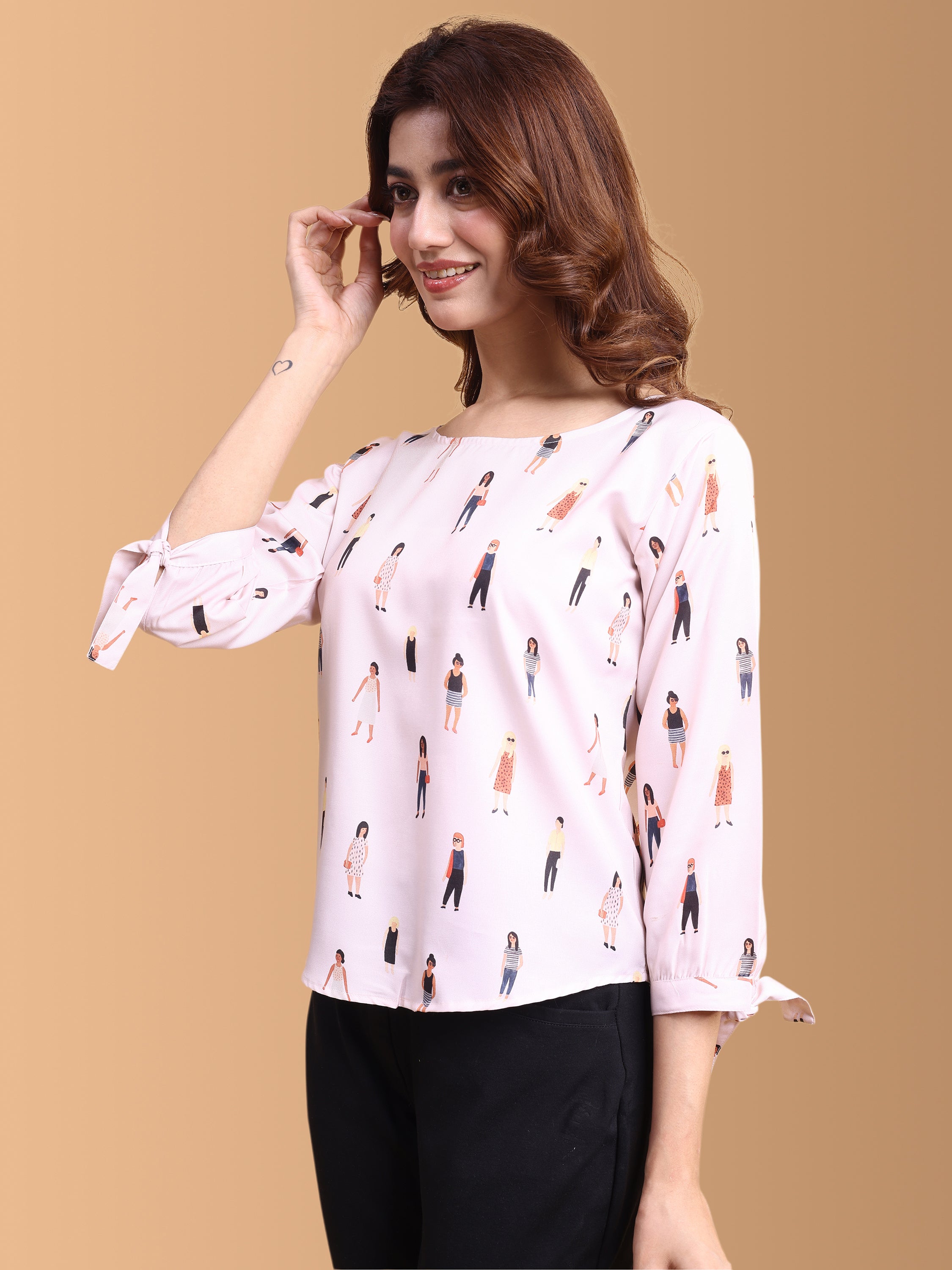 Women People Printed Top