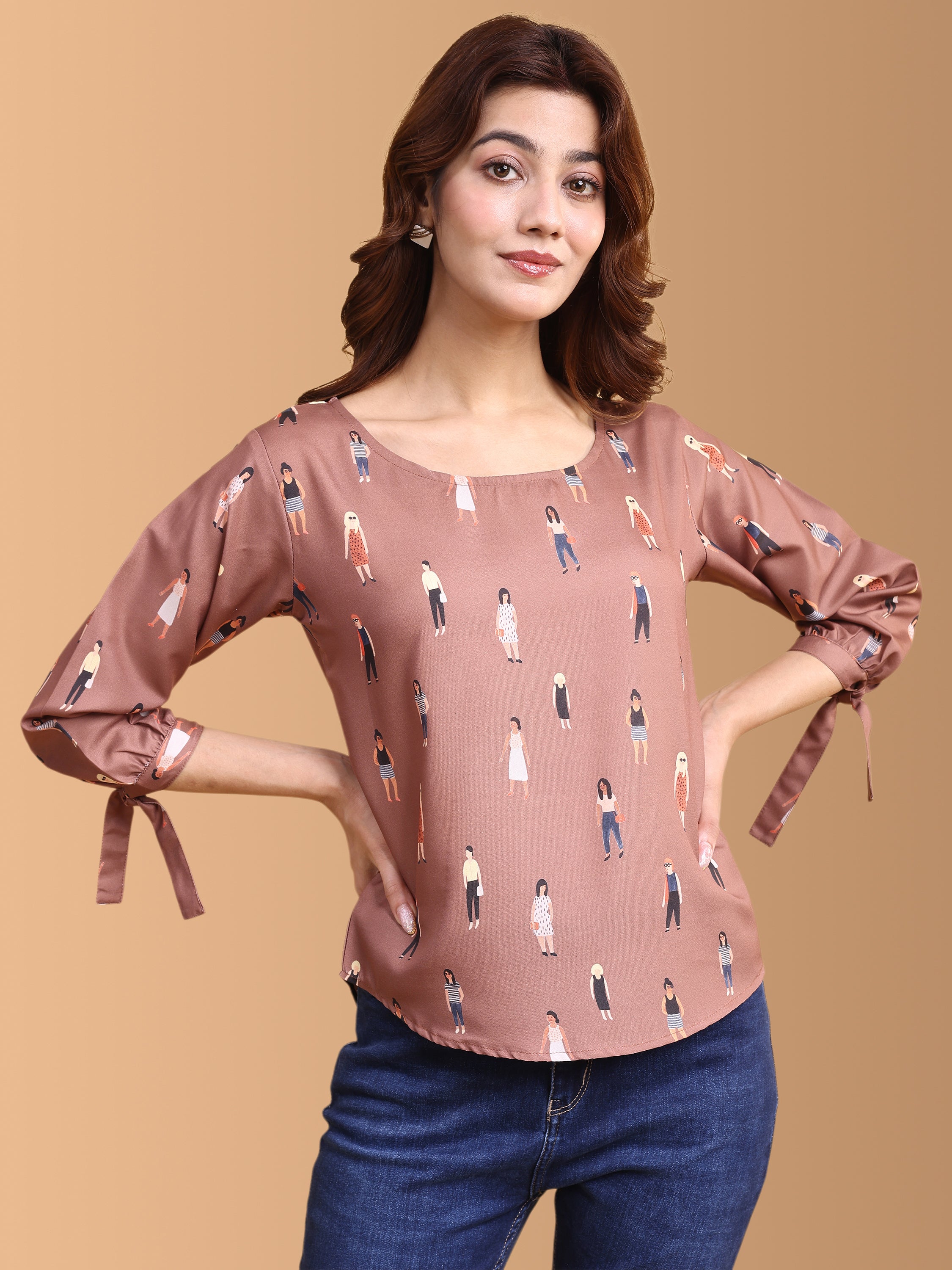 Women People Printed Top