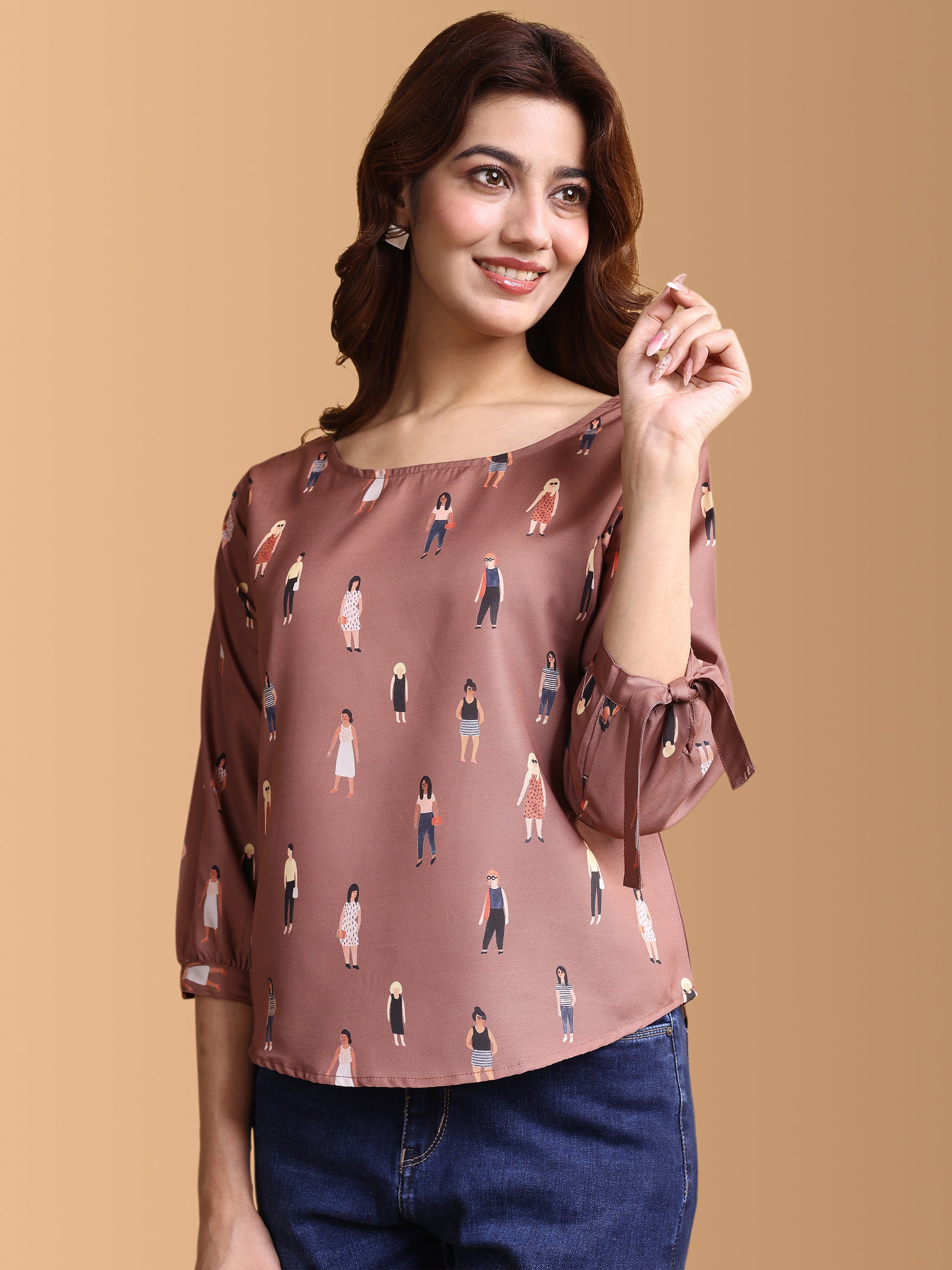 Women People Printed Top
