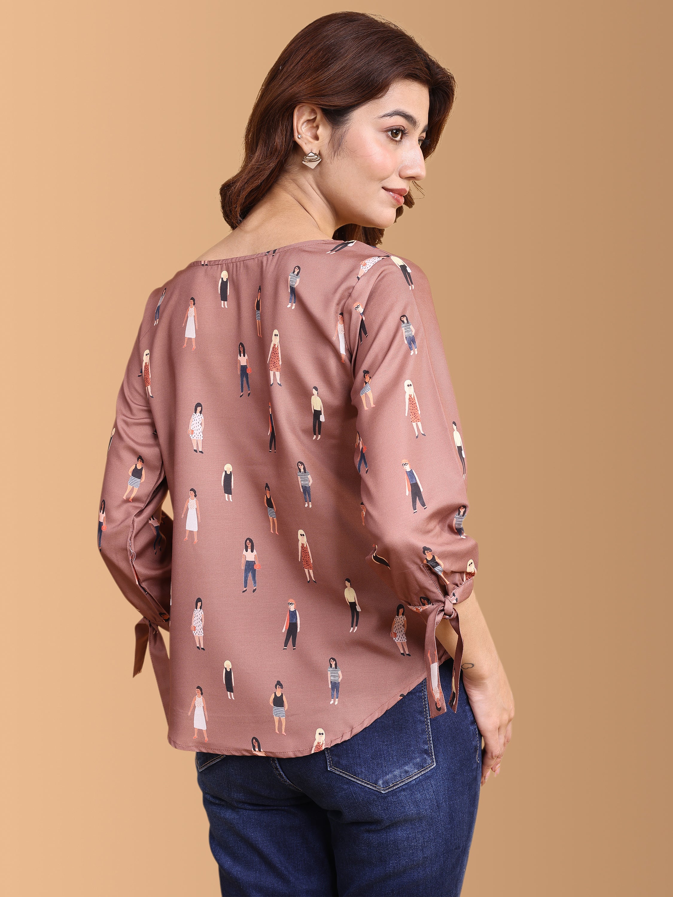 Women People Printed Top