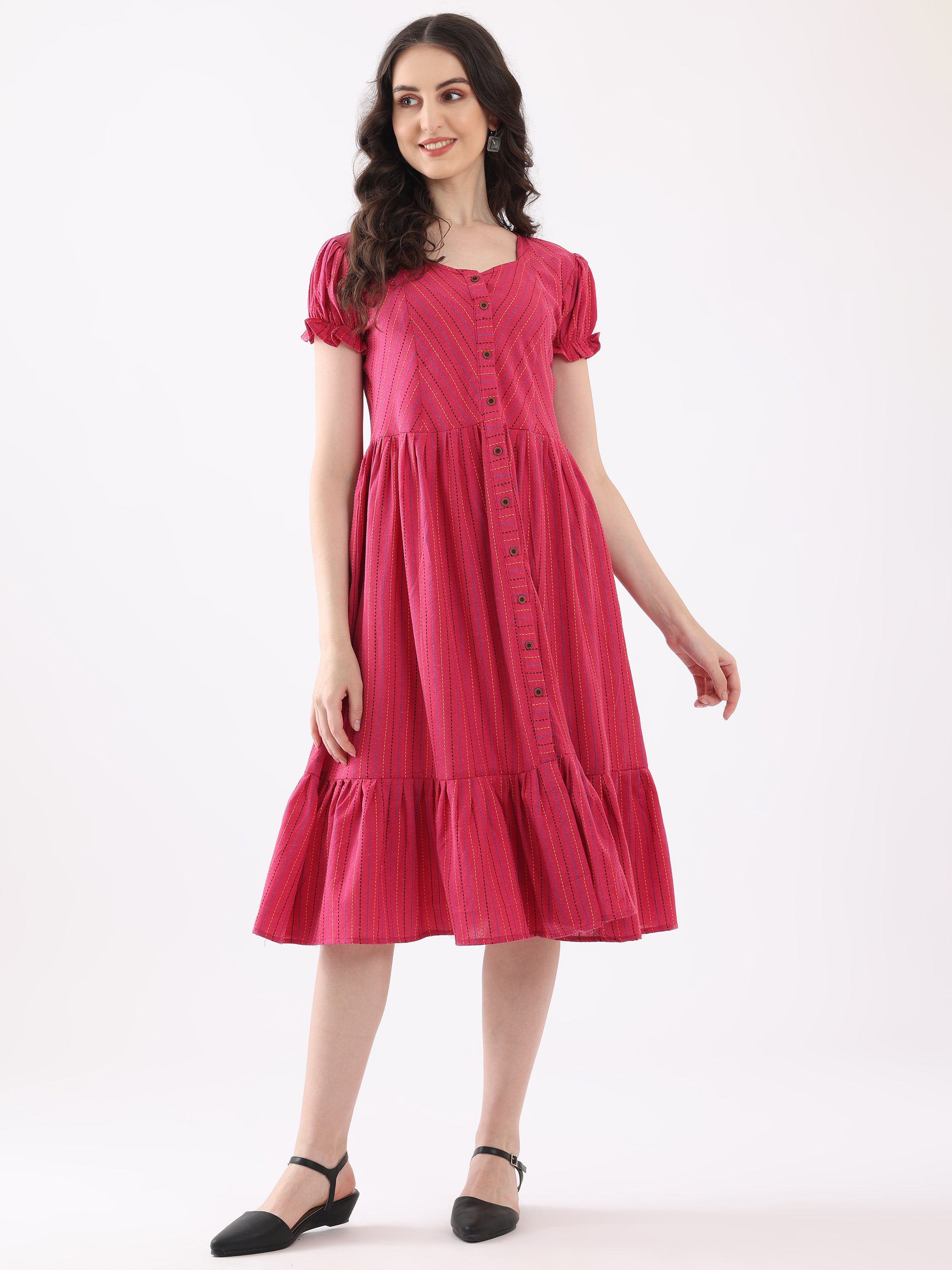 Women western Pure Cotton dress