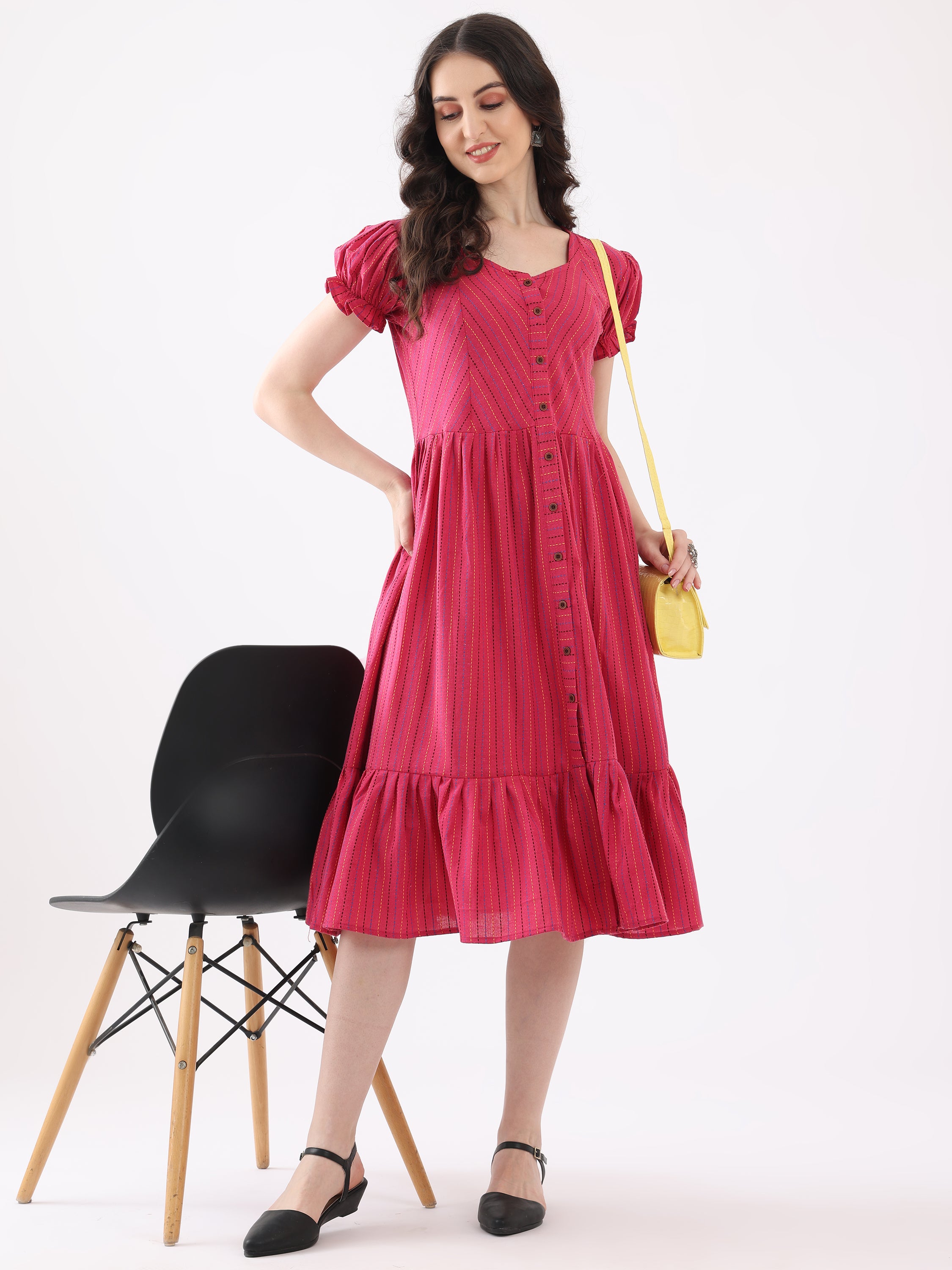 Women western Pure Cotton dress
