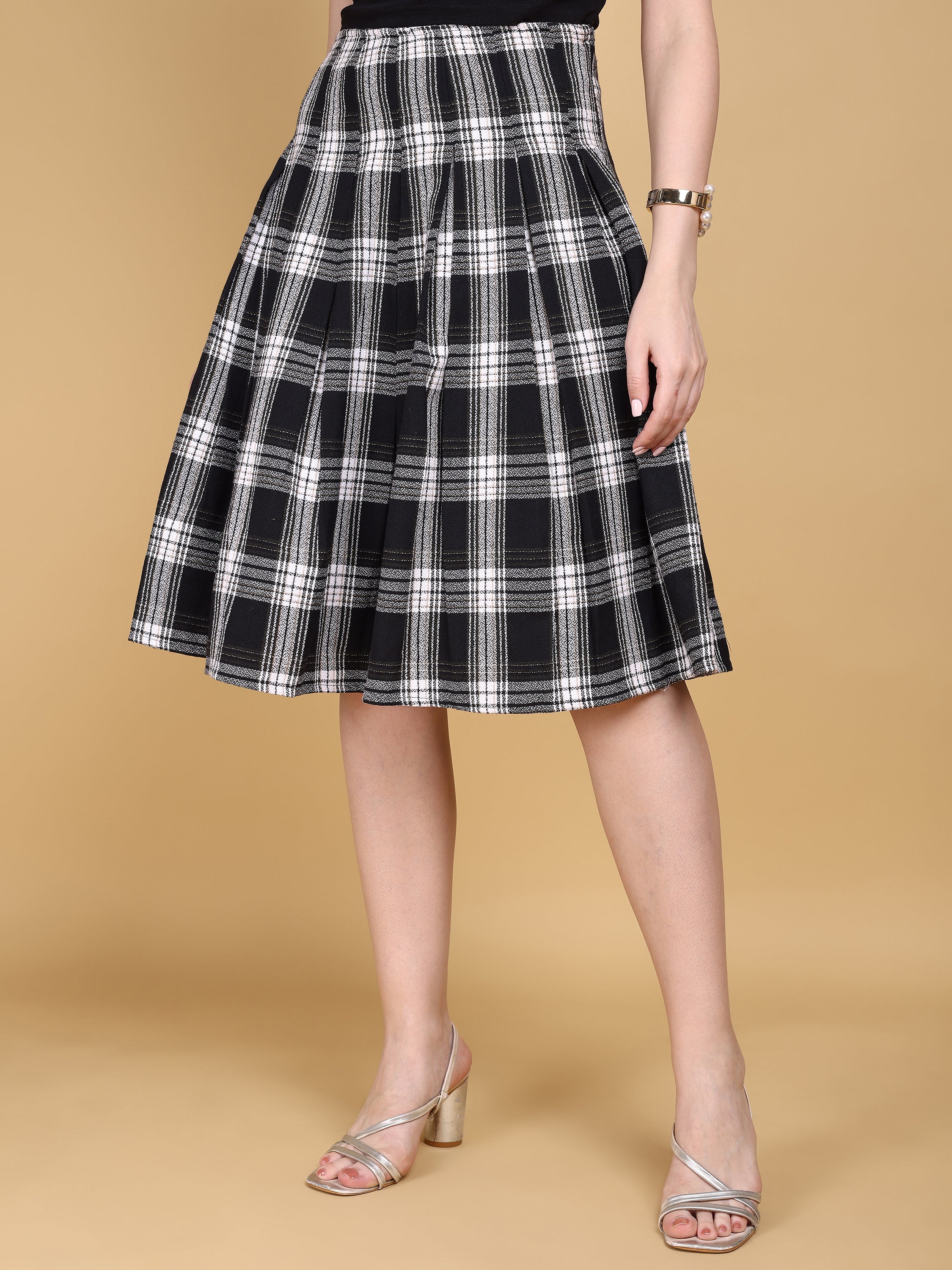 Women Flared Midi Skirt