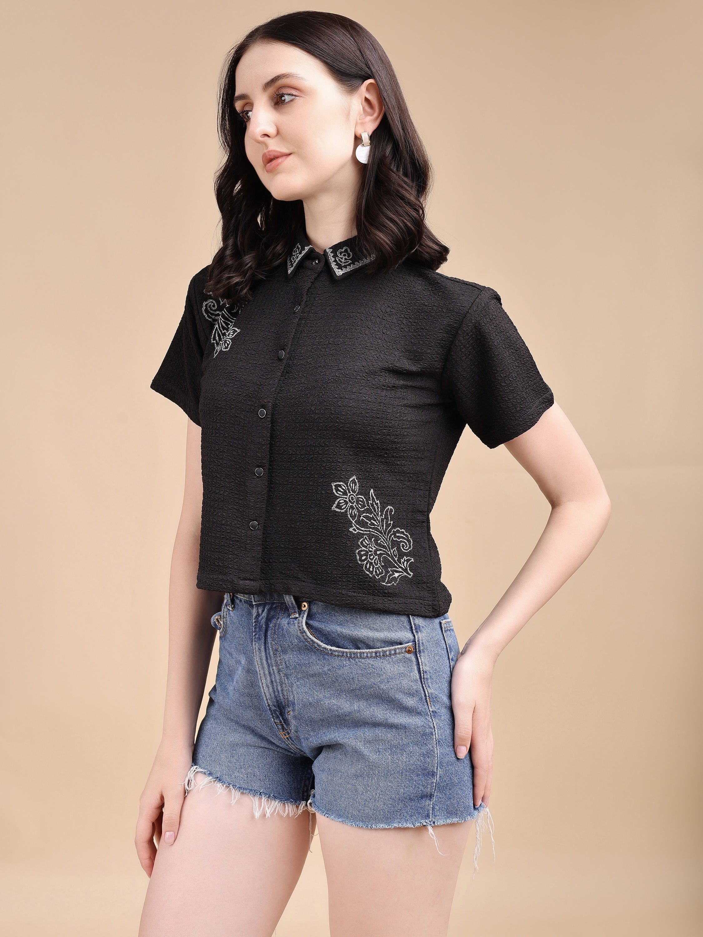 Women Block Printed Shirt