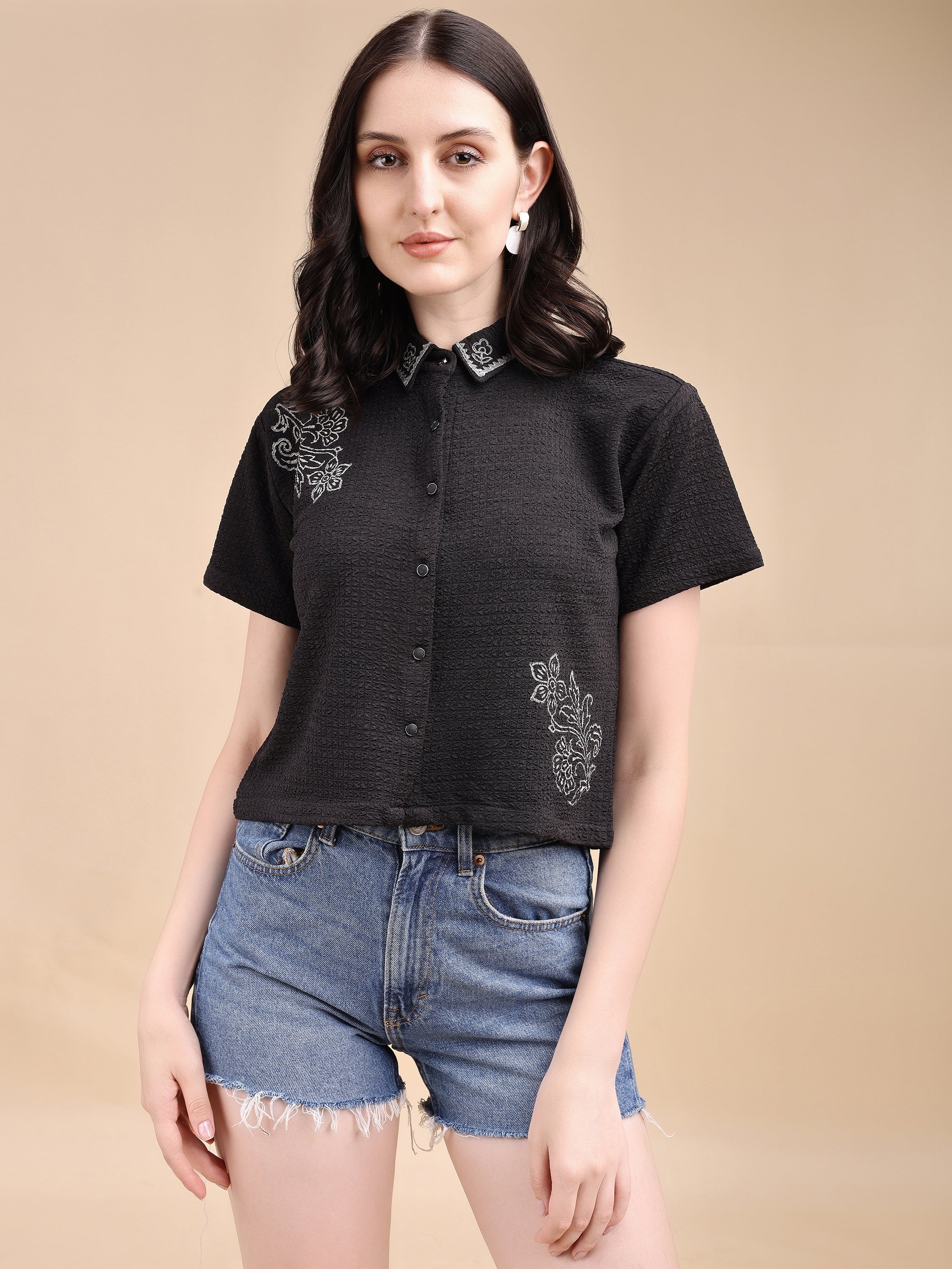 Women Block Printed Shirt