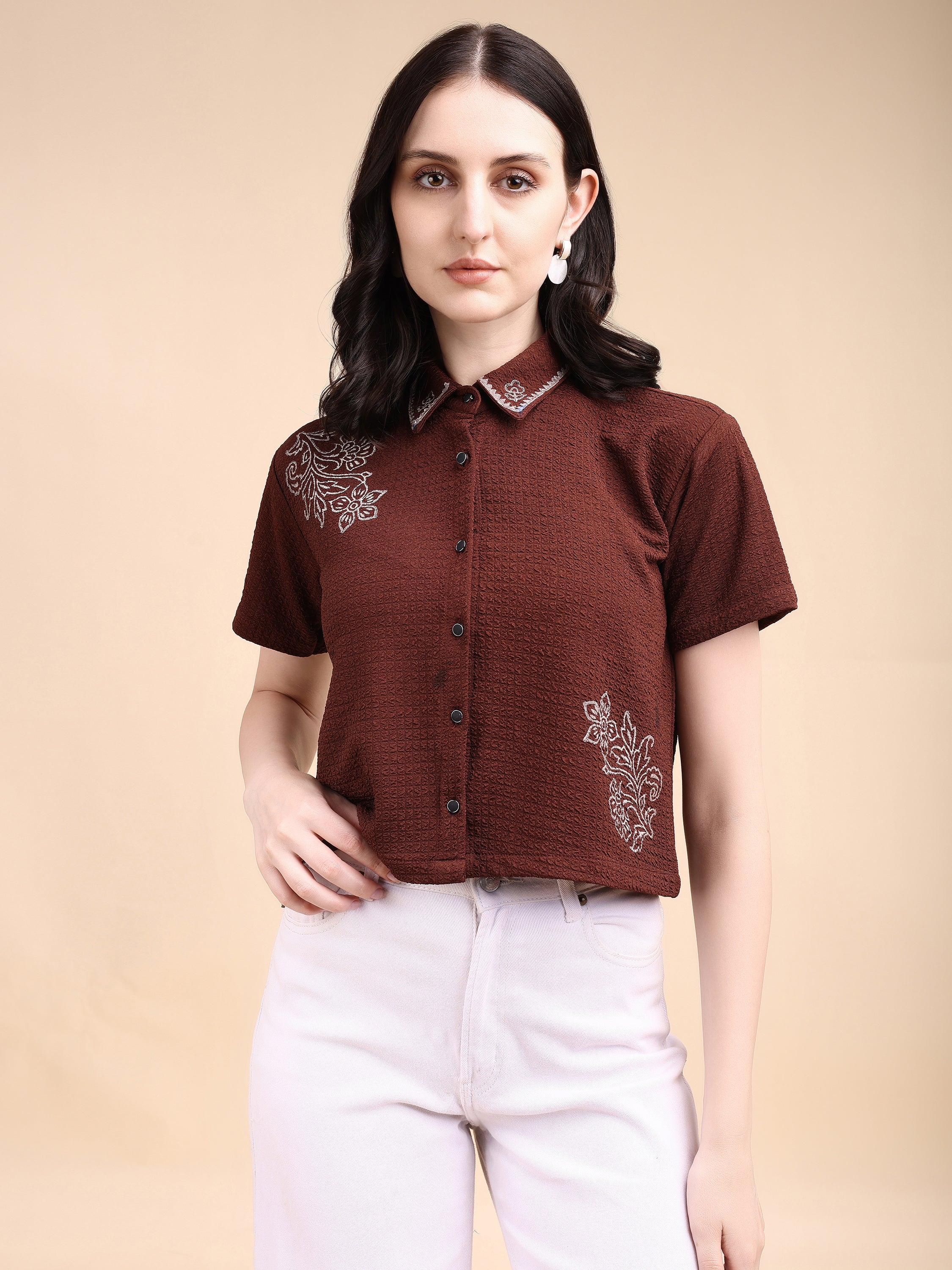 Women Block Printed Shirt