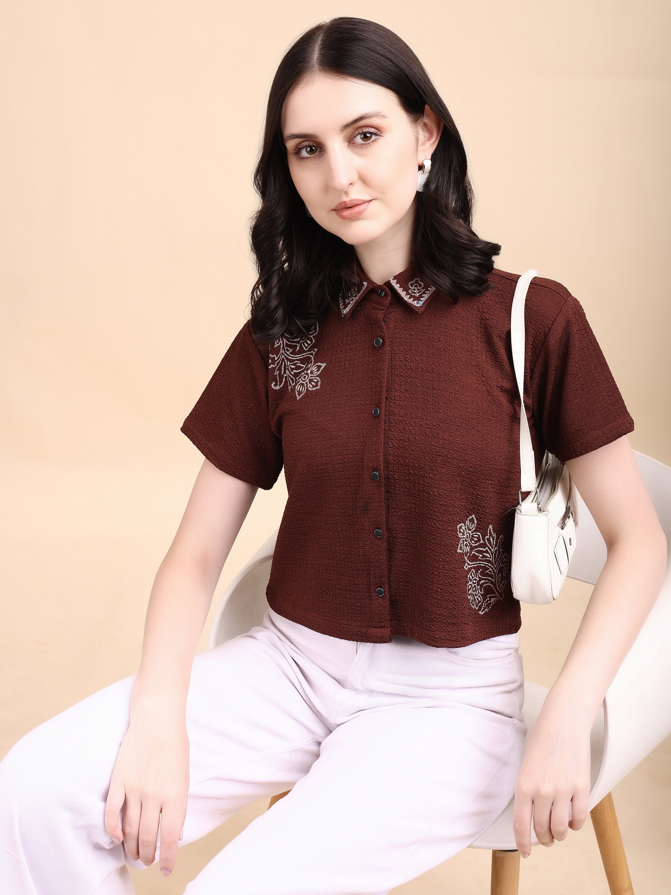 Women Block Printed Shirt