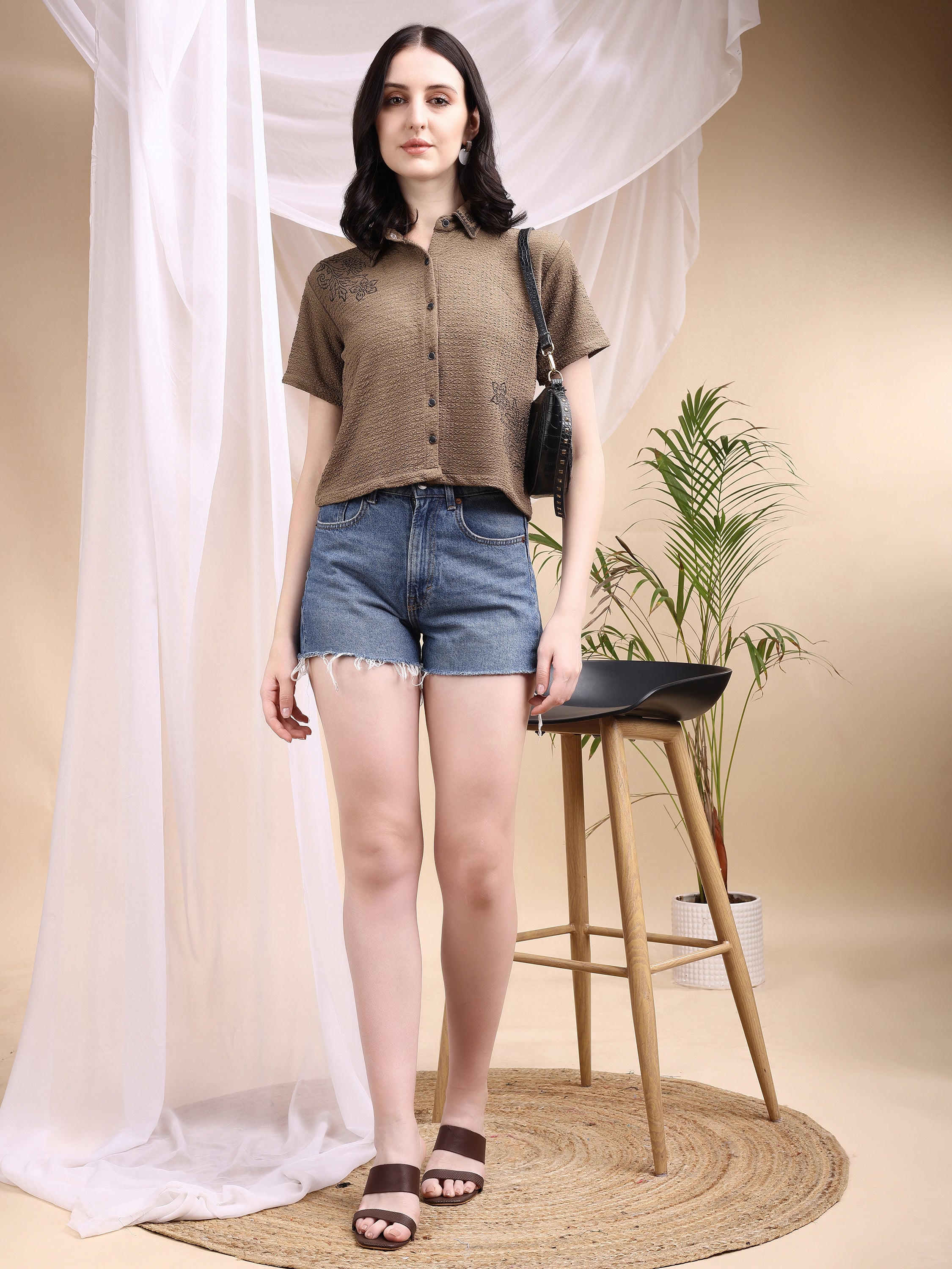 Women Block Printed Shirt