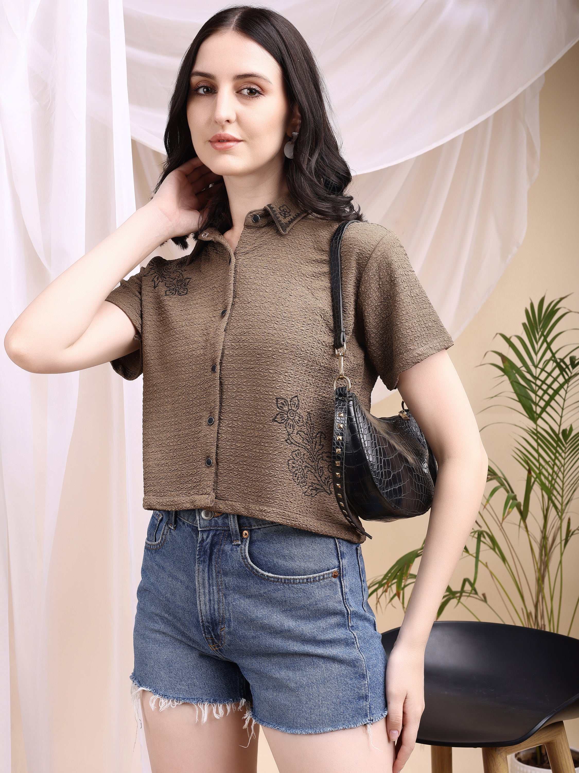 Women Block Printed Shirt