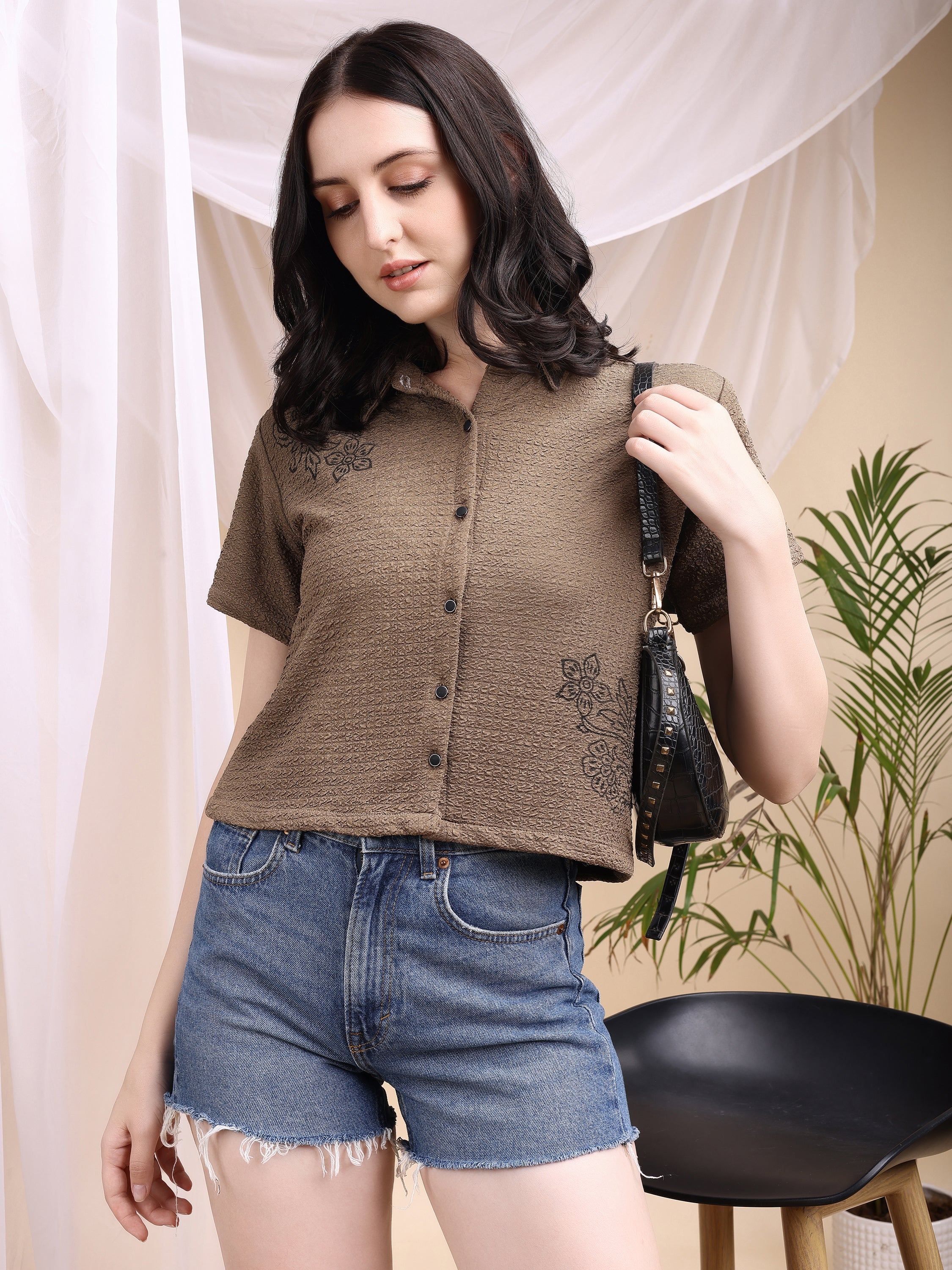 Women Block Printed Shirt