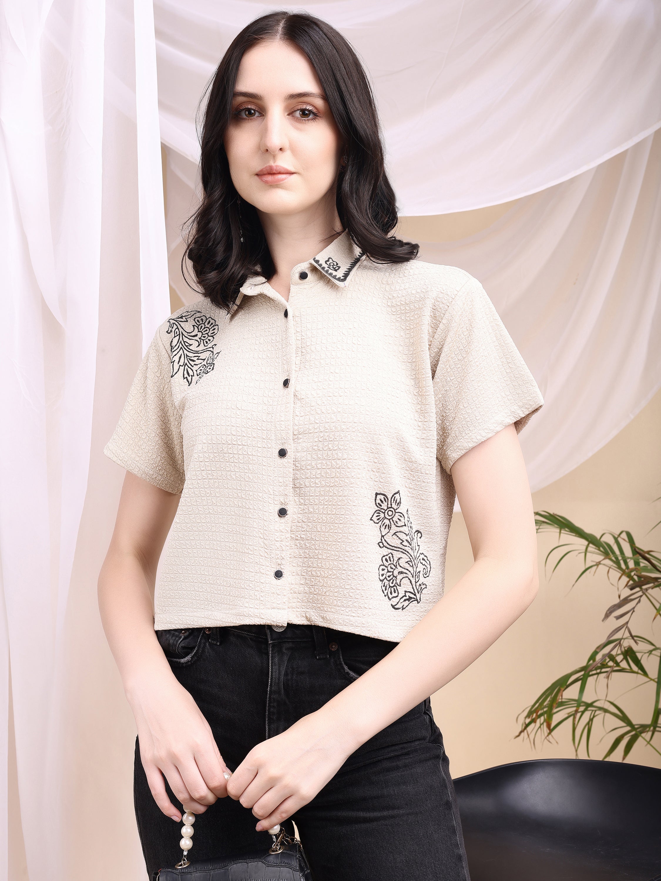 Women Block Printed Shirt