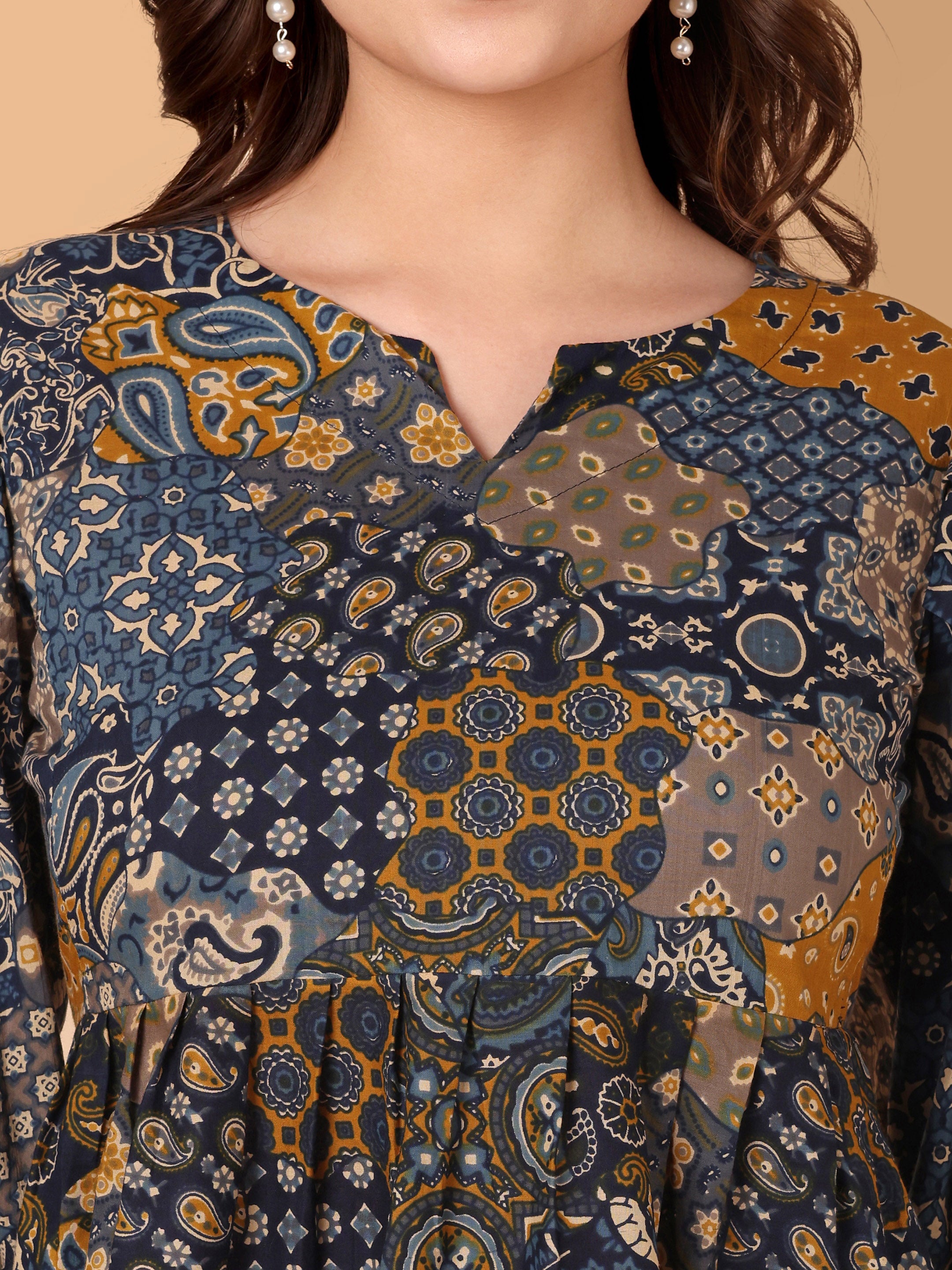Women Ethnic Motifs Printed Top