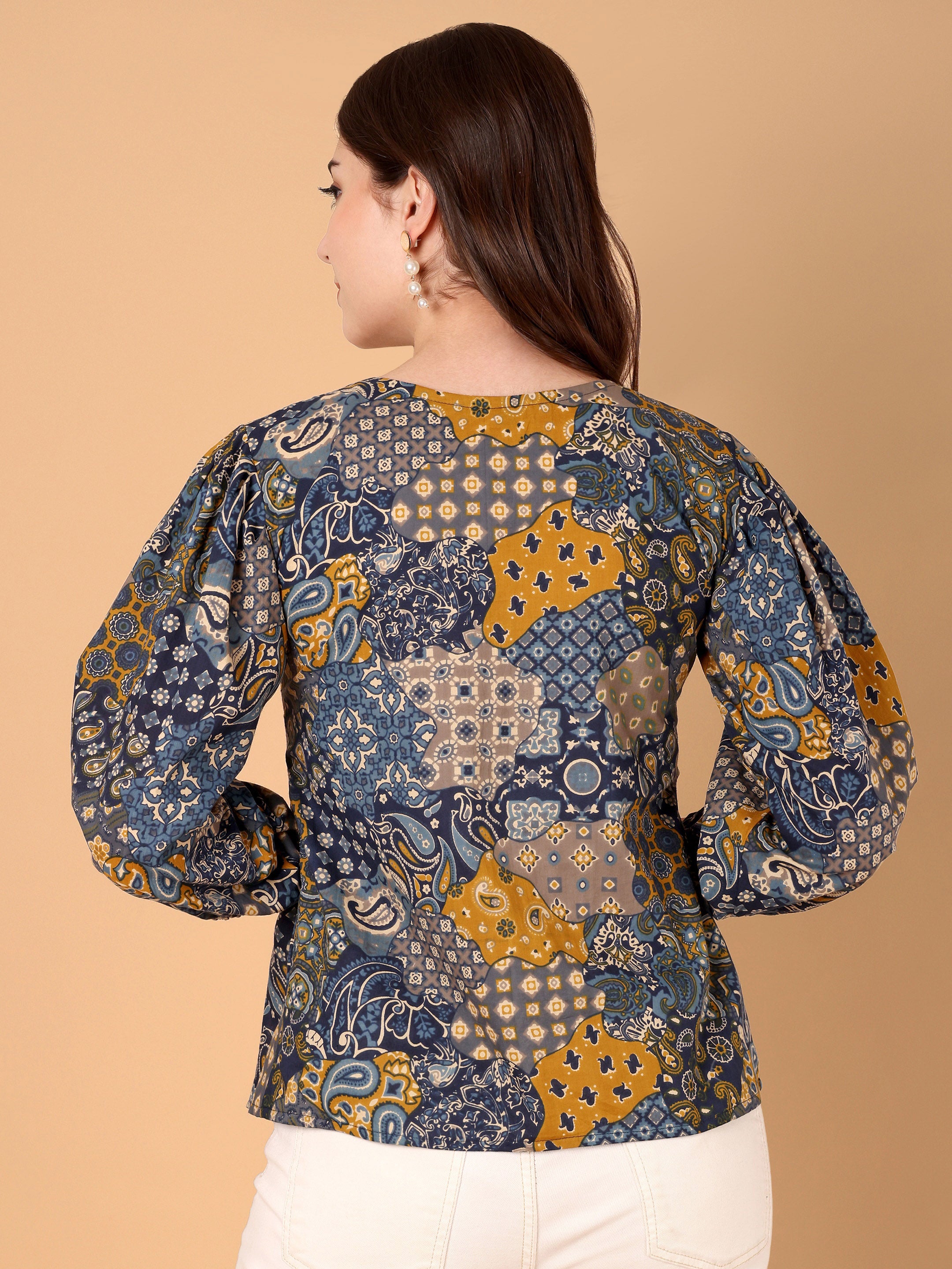 Women Ethnic Motifs Printed Top