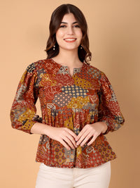 Women Ethnic Motifs Printed Top