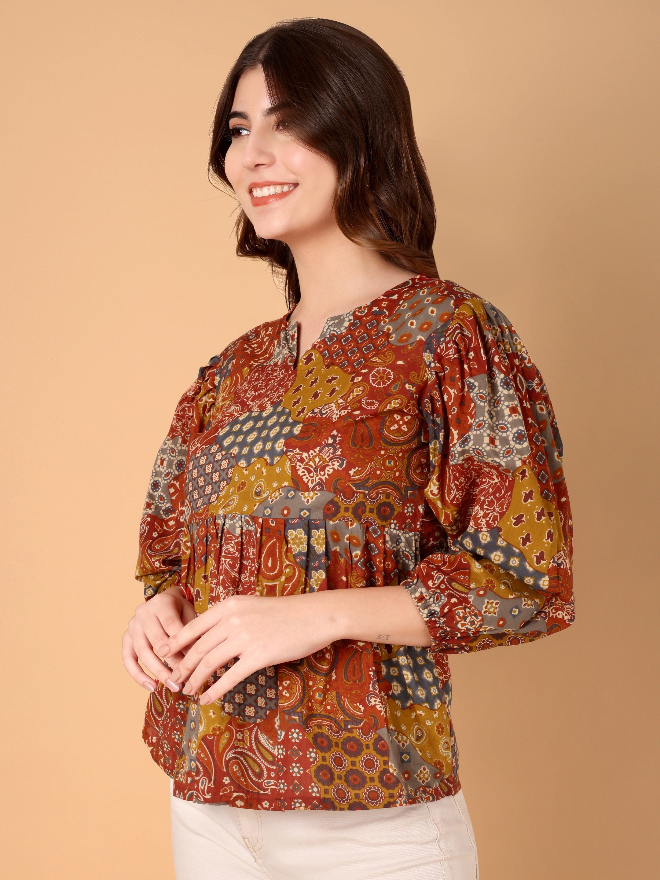 Women Ethnic Motifs Printed Top