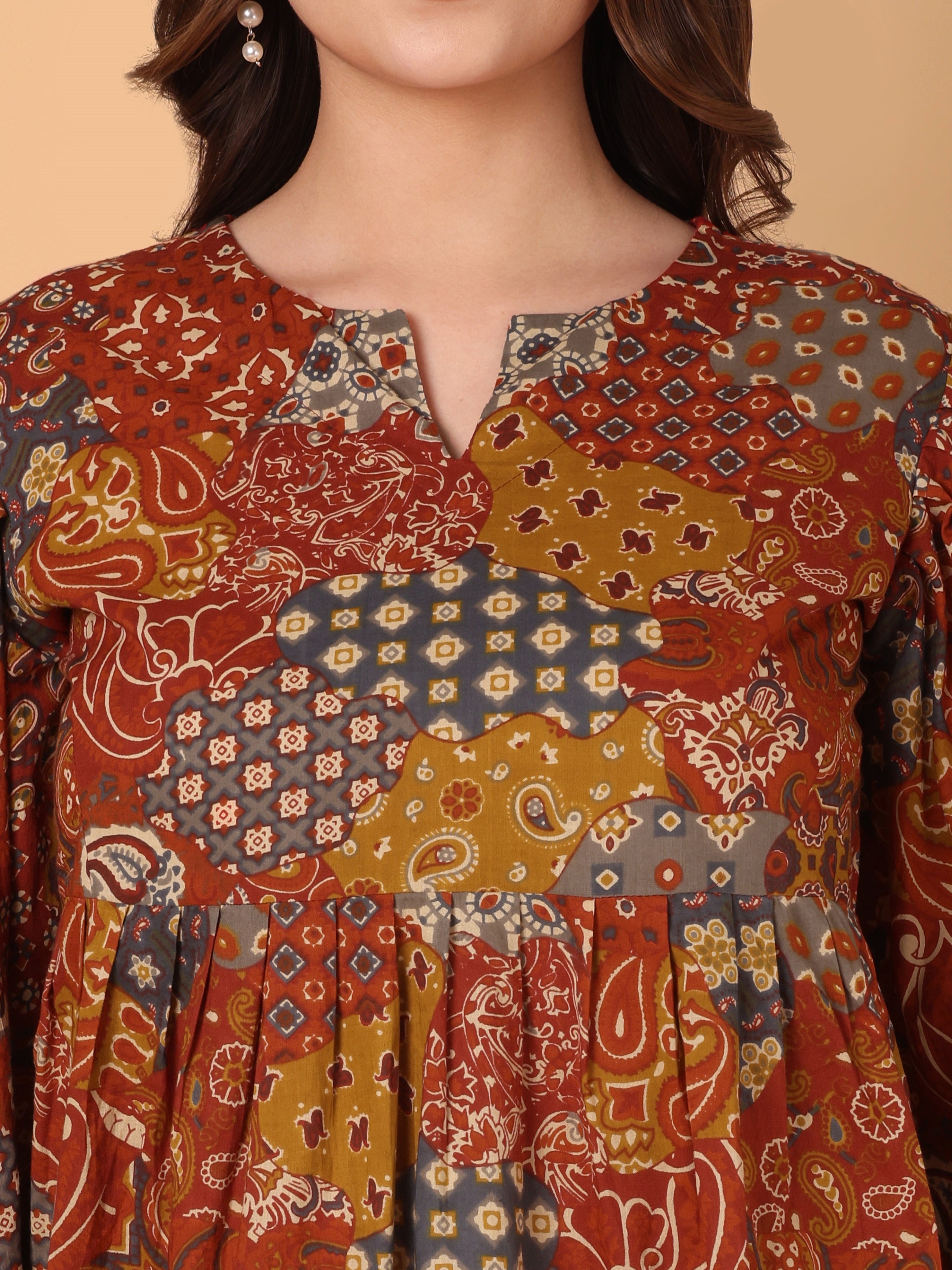 Women Ethnic Motifs Printed Top
