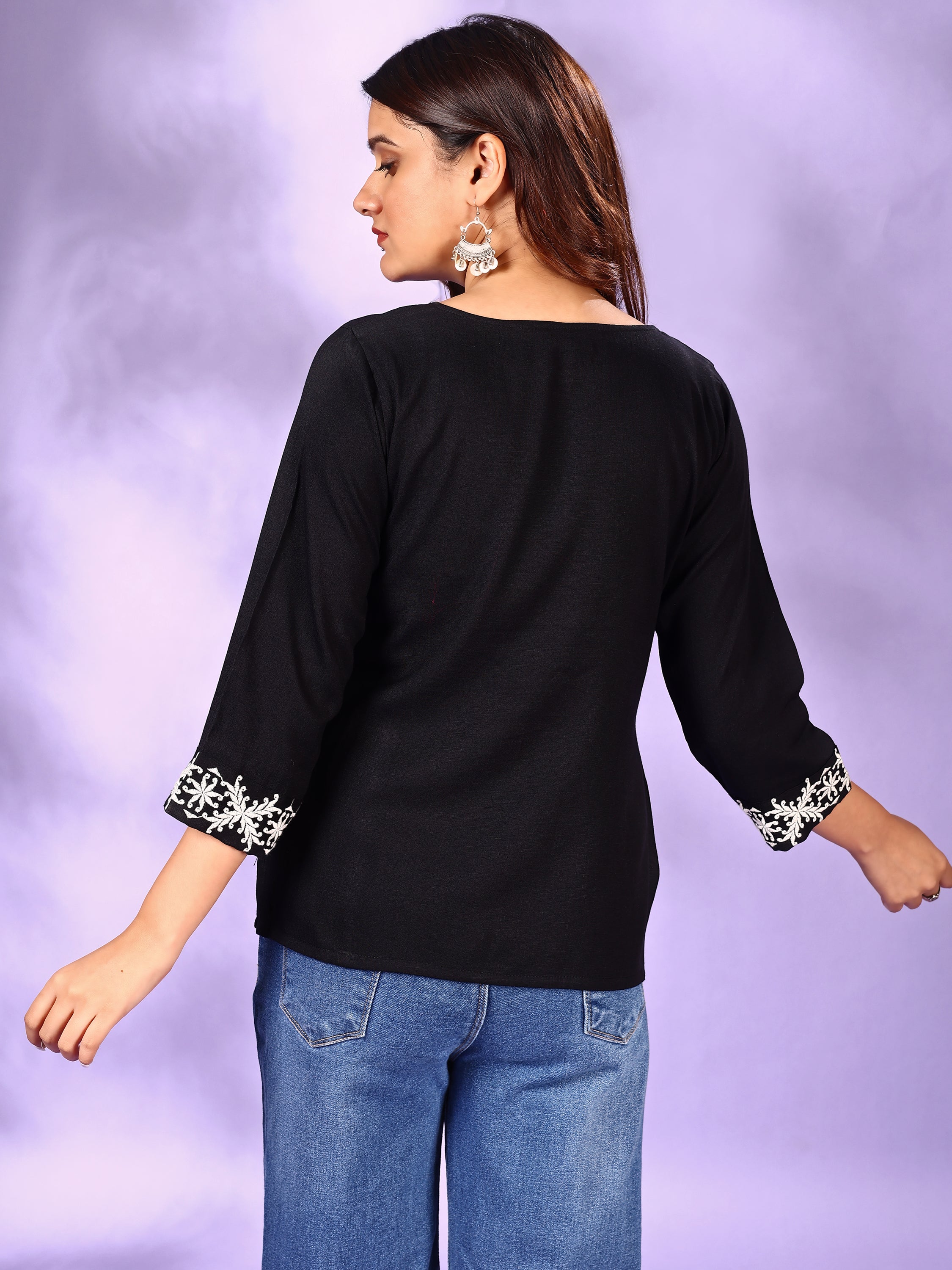 Women Embroidery Work Top