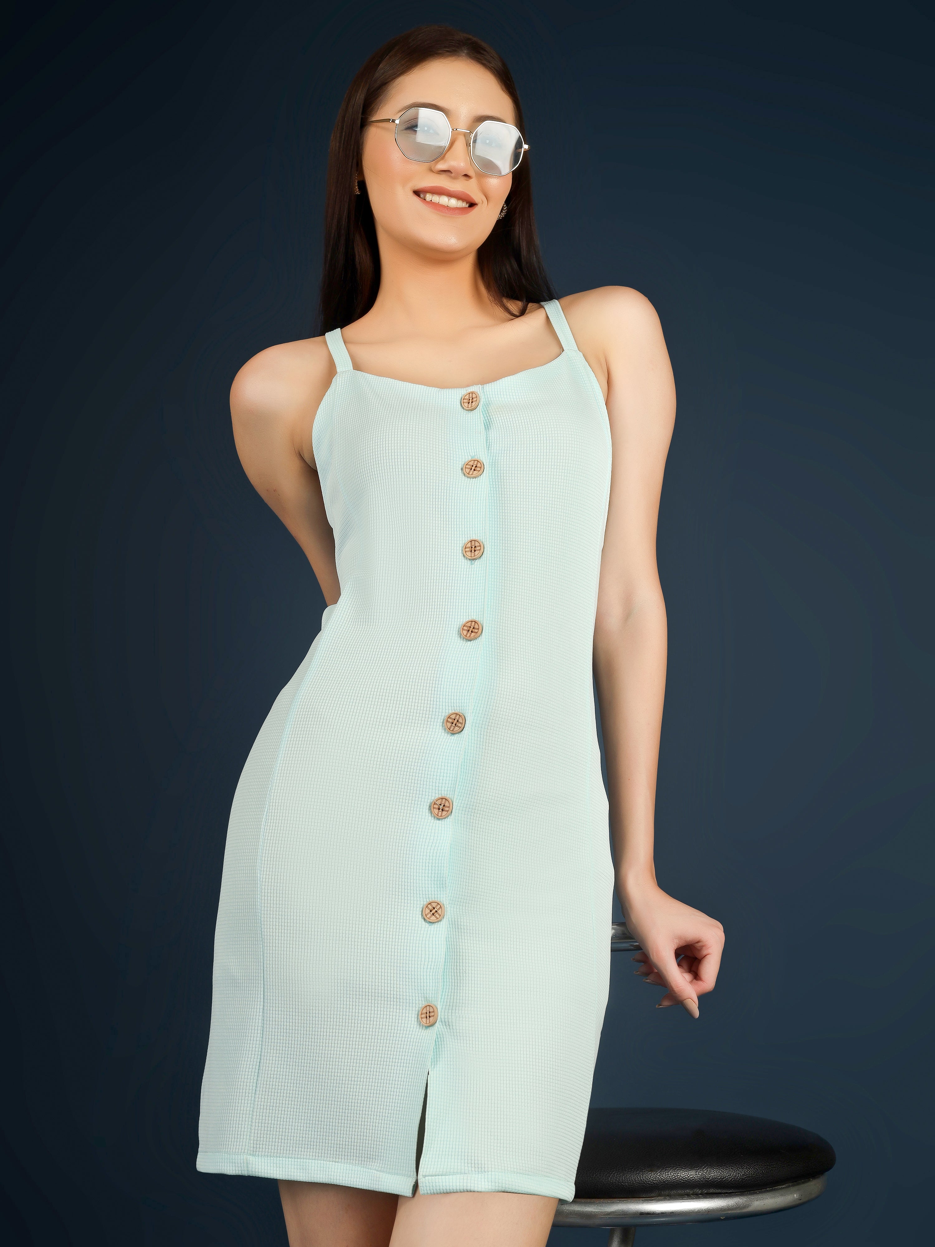 Women Solid Bodycon Dress