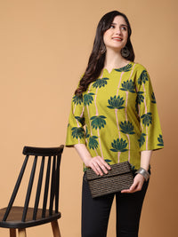 Women Lotus Printed Top