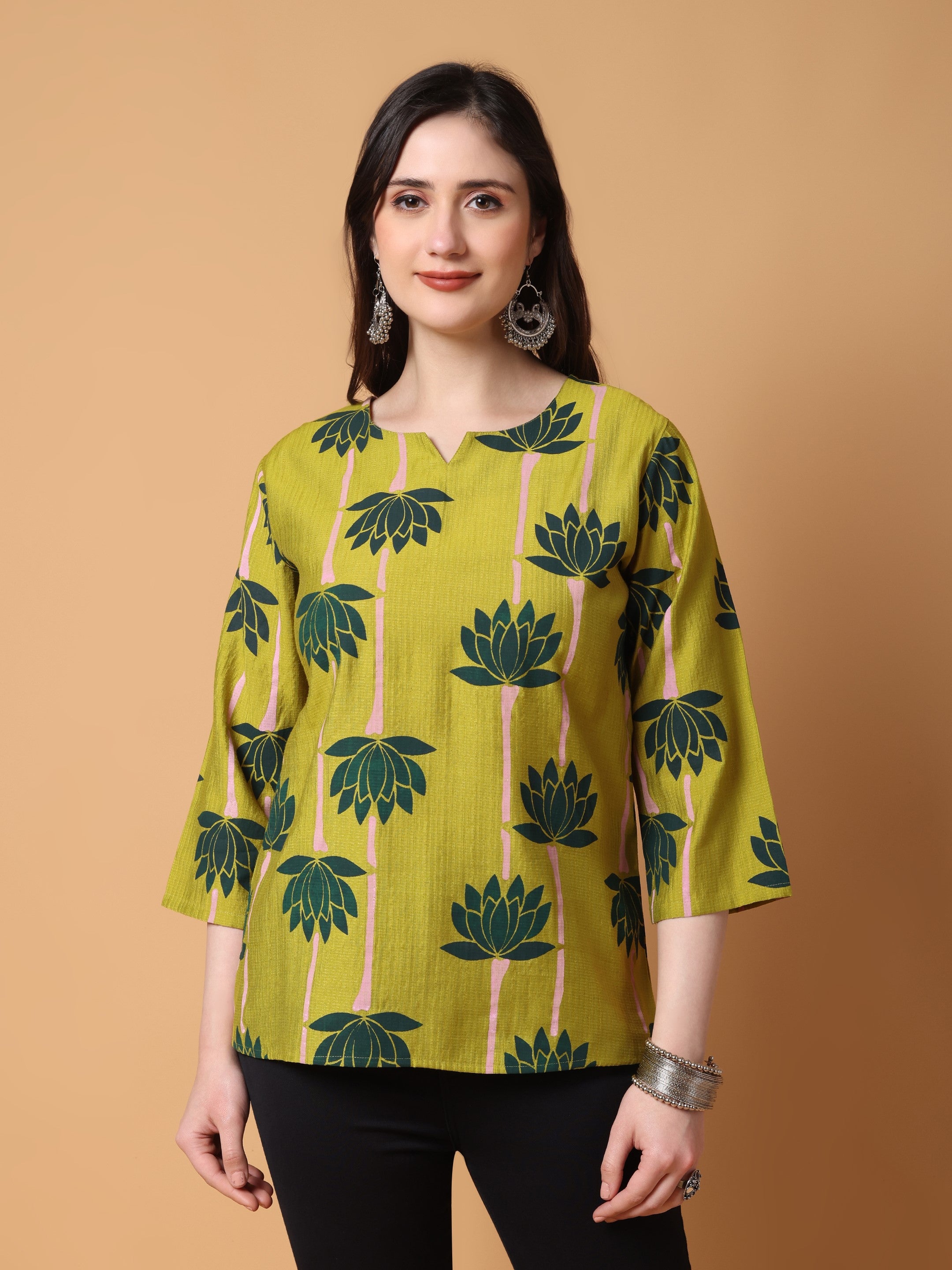 Women Lotus Printed Top